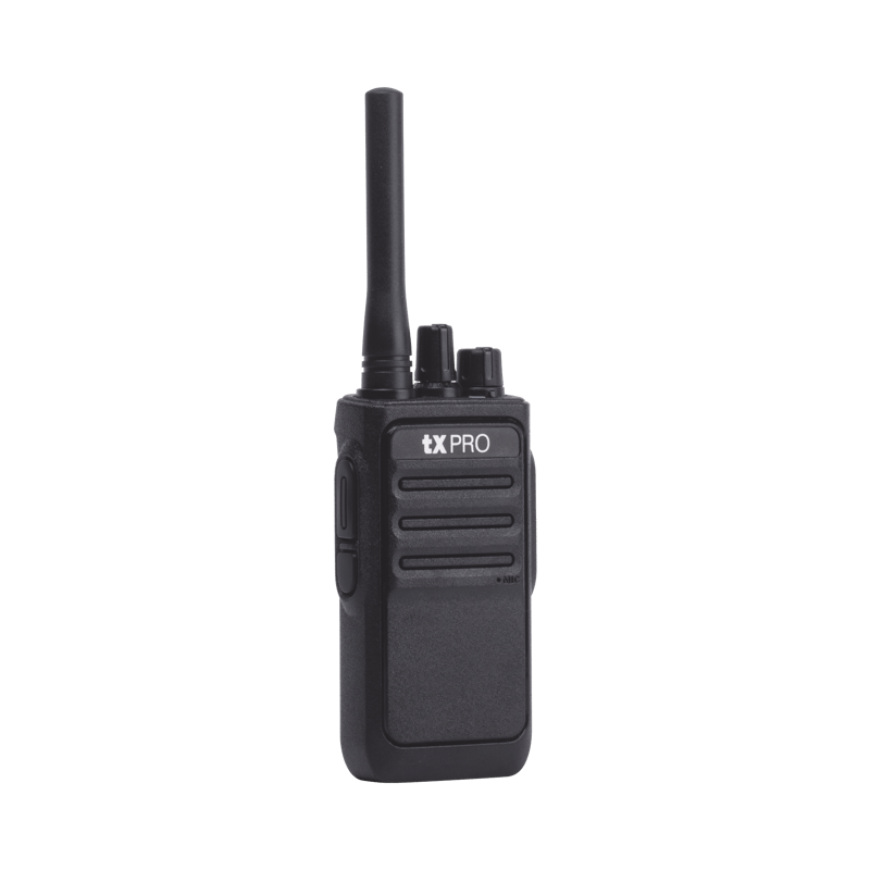 Radio Portátil Analógico UHF 400-470 MHz / 2W / 16 Canales / Batería 6-8 hrs / VOX · TXPRO