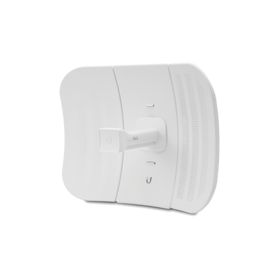LiteBeam airMAX M5 CPE hasta 100 Mbps, 5 GHz (5150 - 5875 MHz) con antena integrada de 23 dBi · UBIQUITI