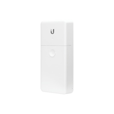 Switch PoE 24 V de Paso para Exterior con 4 Puertos Gigabit (1 PoE In, 3 PoE Out) NanoSwitch · UBIQUITI