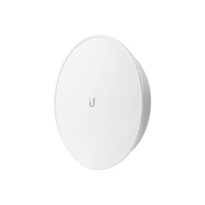 PowerBeam airMAX AC ISO Gen2 hasta 450 Mbps, 5 GHz (5150 - 5875 MHz) con antena integrada de 25 dBi con aislamiento RF y radomo incluido · UBIQUITI