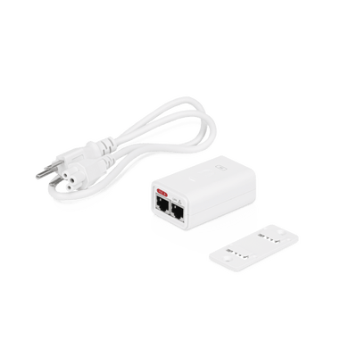 Adaptador PoE Ubiquiti Gigabit de 24 VDC, 0.3 A · UBIQUITI