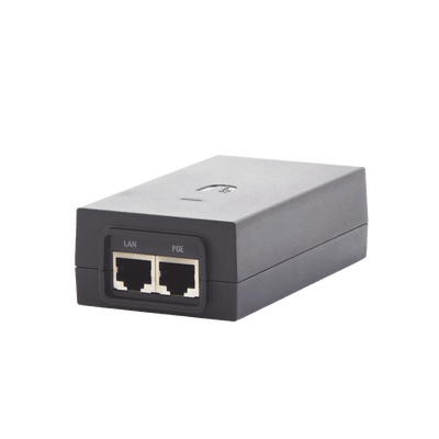 Adaptador PoE Ubiquiti de 50 VDC, 1.2 A puerto Gigabit para equipos airFiber · UBIQUITI