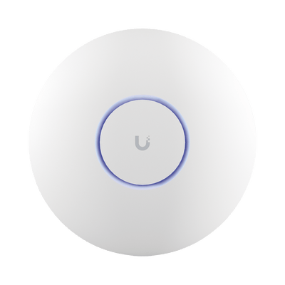Access Point UniFi WiFi 7 Pro / Soporta 6 GHz / para Interior en Techo o Pared / 6 streams / MU-MIMO 2x2 en cada banda (2.4/5/6 GHz) / Multi-Link Operation /  Puerto 2.5 GbE. NO incluye POE+ · UBIQUITI