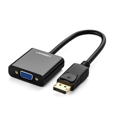 Convertidor DP Macho a VGA Hembra (Negro). · UGREEN