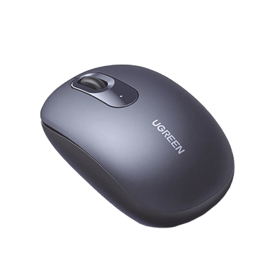 Mouse Inalámbrico 2.4G 800/1200/1600/2400 DPI | Función de 3 botones | Alcance 10m | Silencioso |  Ergonómico | Anti-caída y Anti-interferencias | Batería Alcalina AA incluida  | Midnight Blue. · UGREEN