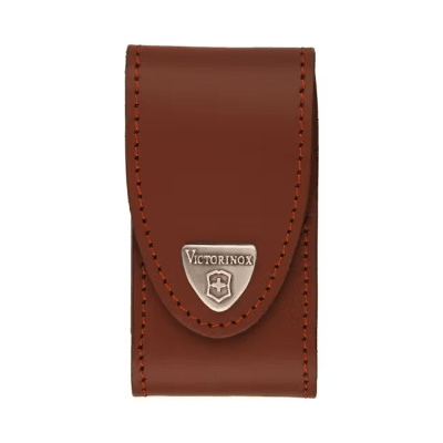Funda de Piel color Café para Navajas Mediana Victorinox. · VICTORINOX