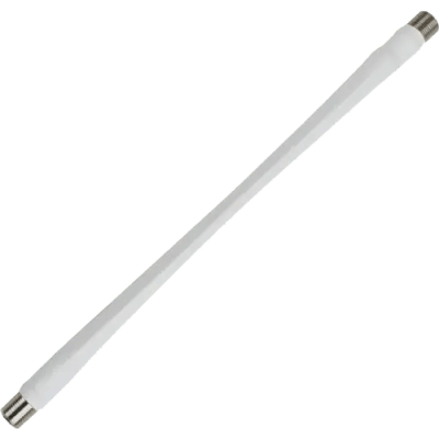 Jumper Coaxial Delgado Color Blanco de 25.4 Centímetros (10 Pulgadas) de Longitud y Conectores F Hembra en Ambos Extremos. 75 Ohm de Impedancia. · WILSONPRO / WEBOOST
