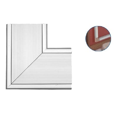 Accesorio en "L" de Aluminio, compatible con canaleta INKA151 · THORSMAN