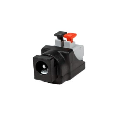 Adaptador Tipo Jack de 3.5 mm Hembra Polarizado de 12 Vcc con Terminales de Presión · EPCOM POWERLINE