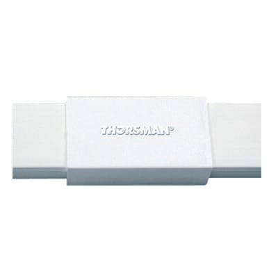 Pieza de unión color blanco de PVC auto extinguible, para canaletas TMK1020, TMK1020SD, TMK1020CD (5180-02001) · THORSMAN