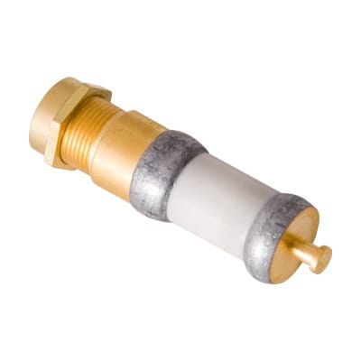 Capacitor Variable Trimmer de Aire, 1-30 pFd.  para Ajuste del Rechazo de Banda en Duplexers de VHF (L=17,27 mm). · SYSCOM