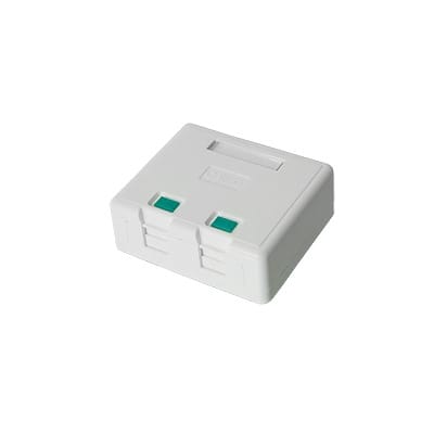 Caja de Pared con 2 Puertos Keystone, No Incluye Jacks · LINKEDPRO BY EPCOM