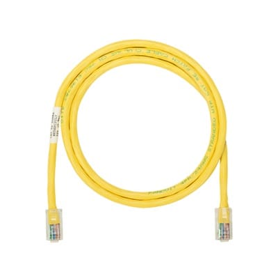 Cable de Parcheo UTP Categoría 5e, con Plug Modular en Cada Extremo - 1 Metro (3.28 Pies) - Amarillo · PANDUIT