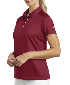 D354064L/R - D354064L/R-NIKE - Playera Polo Dri-FIT color Rojo Obscuro para Mujer - Relematic.mx - D354064LR-h