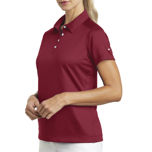 D354064L/R - D354064L/R-NIKE - Playera Polo Dri-FIT color Rojo Obscuro para Mujer - Relematic.mx - D354064LR-h