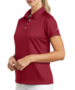 D354064S/R - D354064S/R-NIKE - Playera Polo Dri-FIT color Rojo Obscuro para Mujer - Relematic.mx - D354064SR-h