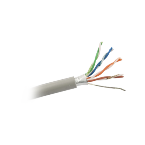 FTCAT5E1MTS - FTCAT5E1MTS-VIAKON-Retazo de 1 mt de Cable Cat5e FTP, ESCUT, UL, CMR, color Gris, para aplicaciones en CCTV y redes de datos. Uso en intemperie. - Relematic.mx - FTCAT5E1MTS-h