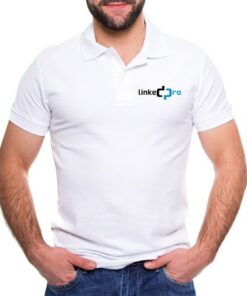 PLALPWL - PLALPWL-LINKEDPRO - Playera Tipo Polo Color Blanco LinkedPRO - Relematic.mx - PLALPWX-1