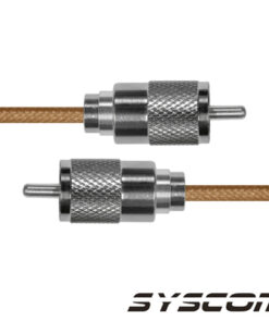 SUHF-142-UHF-30 - SUHF-142-UHF-30-EPCOM INDUSTRIAL-Cable Coaxial RG-142/U de 30 cm, con conectores UHF Macho a UHF Macho (PL-259). - Relematic.mx - det-SUHF142UHF30