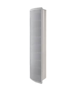 L-POM80A - L-POM80A-HONEYWELL PAVA-Altavoz Tipo Columna para Exterior, Configurable a 80, 40, 20 o 10 Watts, Color Blanco, Fabricado en Aluminio - Relematic.mx - LPOM80A-p