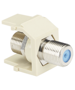 NKFIW - NKFIW-PANDUIT-Módulo Acoplador Coaxial Tipo F, Keystone, de 75 Ohms, 3.0 GHz, Color Blanco Mate - Relematic.mx - NKFIW-p