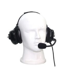 TX-740-M11 - TX-740-M11-TXPRO-Auriculares con orejeras acolchonadas de gel con micrófono flexible con cancelación de ruido para radios Motorola XIR P6600/6620,XIR P8668/8660/8620/8600, XPR 3300/3500/DEP 550/570; DGP 5050/5550/8050/8550  - Relematic.mx - TX740-675006