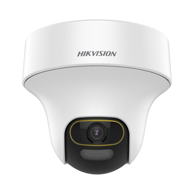 DS-2CE70DF3T-PTS-HIKVISION-[ColorVu] Domo PT TURBOHD 2 Megapixel (1080p) / Lente 3.6 mm / Uso en Interior / Microfono Integrado / WDR 130 dB / Angulo de visión de 83° / 20 mts Luz Blanca