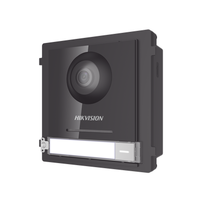 DS-KD8003-IME1(B)-HIKVISION-Frente de calle IP 2 Megapixel para Videoportero Modular / PoE / Angulo 146° / Ultra Baja Iluminación / Exterior IP65 / WDR 120 dB