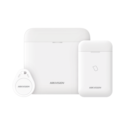 DS-PWA48-KS-RONDIN-HIKVISION-  (AX PRO) KIT de Alarma AX PRO con GSM (3G/4G) para RONDINES / Incluye: 1 Hub con bateria de respaldo/ 1 Lector Tag / 1 Tag / Compatible con Hik-Connect P2P