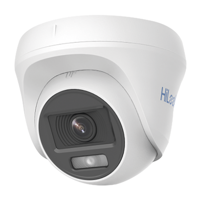 THC-T129-PS-HiLook by HIKVISION-[ColorVu] AUDIO POR COAXITRON / Turret TURBOHD 1080p / Imagen a Color 24/7 / Lente 2.8 mm / Luz Blanca 20 mts / Uso Interior / Policarbonato