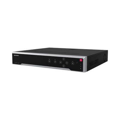 DS-7716NI-M4/16P-HIKVISION-[Doble Poder de Decodificación] NVR 32 Megapixel (8K) / 16 Canales IP / 16 Puertos PoE+ / AcuSense / ANPR / Conteo de Personas / Heat Map / 4 Bahías de Disco Duro  / HDMI en 8K / Soporta POS / Alarmas I/O / Smart  Search