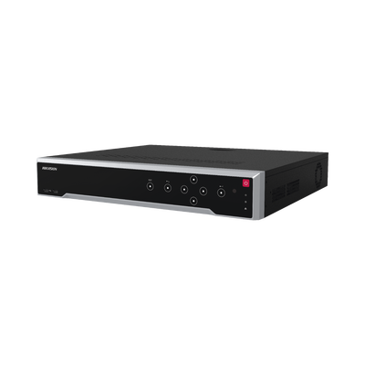 DS-7732NI-M4/16P-HIKVISION-[Doble Poder de Decodificación] NVR 32 Megapixel (8K) / 32 Canales IP / 16 Puertos PoE+ / AcuSense / ANPR / Conteo de Personas / Heat Map / 4 Bahías de Disco Duro  / HDMI en 8K / Soporta POS / Alarmas I/O / 2 Salidas HDMI / Smart Search