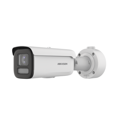 DS-2CD3647G2T-LZS(C)-HIKVISION-Bala IP 4 Megapixel / Imagen a Color 24/7 / Lente 2.8 - 12 mm / Luz Blanca 60 mts / WDR 130 dB / Exterior IP67 / IK10 / Captura Facial / Videoanaliticos / AcuSense