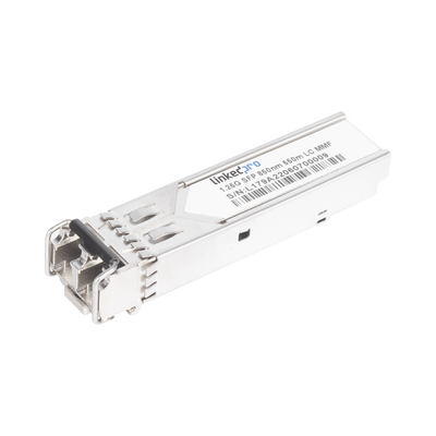 LP-SFP-1G-MM-550-LINKEDPRO BY EPCOM-Transceptor Óptico SFP (Mini-Gbic) / Multimodo 850 nm / 1.25 Gbps / 1000BASE-SX / Conectores LC/UPC Dúplex / DDM / Hasta 550 m 