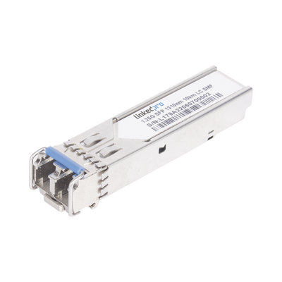 LP-SFP-1G-SM-10-LINKEDPRO BY EPCOM-Transceptor Óptico SFP (Mini-Gbic) / Monomodo 1310 nm / 1.25 Gbps / 1000BASE-LX / Conectores LC/UPC Dúplex / DDM / Hasta 10 km 