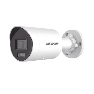 DS-2CD3046G2H-LIU-HIKVISION-Bala IP 4 Megapixel / Lente 2.8 mm /  Dual Light (40 mts IR + 40 mts Luz Blanca) / Darkfighter S / Microfono Integrado /  Exterior IP67 / WDR 130 dB / 4 Analíticos: AcuSense, Deteccion Facial, Conteo de Personas por Cruce y Zona