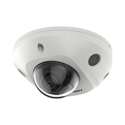 DS-2CD3566G2-IS(H)-HIKVISION-Mini Domo IP 6 Megapixel / Lente 2.8 mm / 30mts IR EXIR / Micrófono Integrado / Exterior IP67 / IK08 / PoE / DARKFIGHTER / Alarmas y Audio I/O / ONVIF / Micro SD / 4 Analíticos: AcuSense, Deteccion Facial, Conteo de Personas por Cruce y Zona