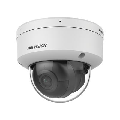 DS-2CD3166G2-IS(U)(H)-HIKVISION-Domo IP 6 Megapixel / Lente 2.8 mm / 40 mts IR / Exterior IP67 / IK10 / Microfono Integrado / DARKFIGHTER / Audio y Alarma I/O / PoE / ONVIF / Micro SD / 4 Analíticos: AcuSense, Deteccion Facial, Conteo de Personas por Cruce y Zona