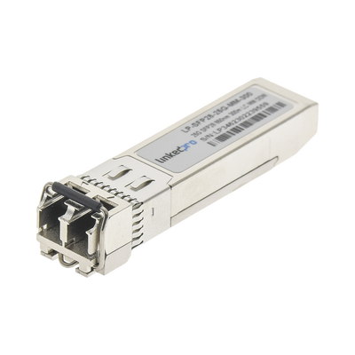 LP-SFP28-25G-MM-300-LINKEDPRO BY EPCOM-Transceptor Óptico SFP28 (Mini-Gbic) / Multimodo 850 nm / 25 Gbps / 25GBASE-SR / Conectores LC/UPC Dúplex / DDM / Hasta 300 m 