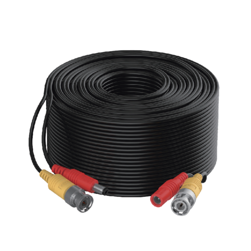 DS-1LH1S2C-20-HIKVISION-Cable Coaxial Siames (Mini RG59) + Alimentación / 20 Metros de Distancia / CCA / Soporta 1080p (2 Megapixel) hasta 4K (8 Megapixel) / Uso Interior y Exterior